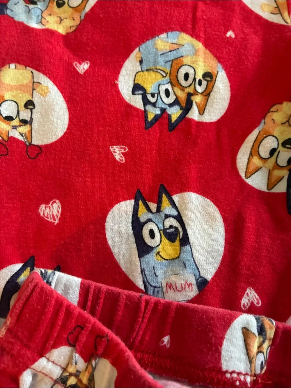 Bluey Print Two-Piece Pajama Set
